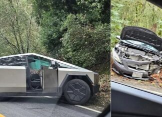 World’s First Tesla Cybertruck Involved in Accident, Driver Suffers Minor Injuries.