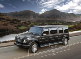 Nearly 6m in length, the Bulletproof Armored Mercedes-AMG G 63