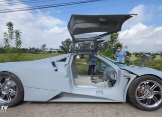 Quang Ninh’s Youngsters Transform Old Toyota into Homemade Pagani Huayra