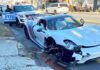 Million-dollar supercar Porsche 918 Spyder meets devastating car wreck