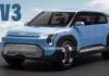 Previewing the Kia EV3 design: Unveiling next year, a strong competitor to VinFast VF 6.