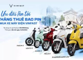 VinFast offers up to 1.75 million VND discount for electric motorbikes in March 2024