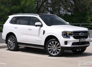 Actual Images of Ford Everest Platinum V6 3.0L in Thailand