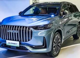 Jaecoo J8 PHEV debuts, able to run 175 km and not a single drop of fuel wasted
