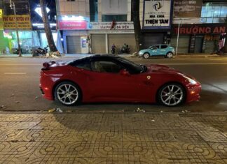 A Rare Sighting of the Ferrari California Spider in Ho Chi Minh City’s Streets