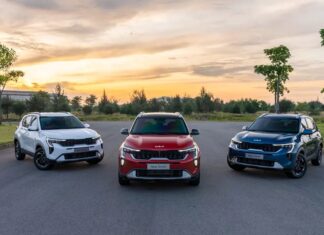 Unveiling the 2024 Kia Sonet’s Features for the Vietnamese Market Across its Three Variants.