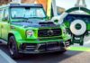 Unveiling the Neon Green Mercedes-AMG G63 – A Stunning Mansory Creation