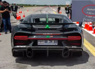 The Cambodian Millionaire and His Bugatti Chiron: A Midday Summer Joyride.