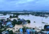 The Heavy Rains Flood Thai Nguyen City, Numerous Cars Submerged