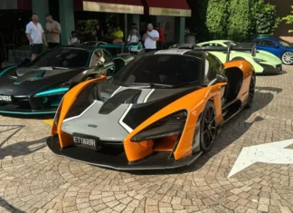 The Singapore Elite Gather for a McLaren Extravaganza: A Showcase of 6 Stunning McLaren Sennas as F1 Team Dominates.