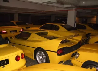 The Ultimate Ferrari F50: A Bold Exterior and Fiery Interior Unveiled