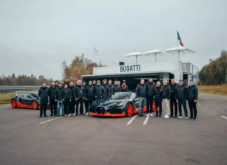 “Bugatti Mistral Achieves Record-Breaking Top Speed of 454 km/h for a Convertible Supercar”