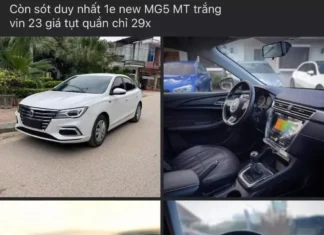 The Cheapest C-Segment Sedan in Vietnam: The MG5 MT Now Priced Under 300 Million VND at Dealerships
