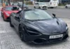 The Dynamic Duo of Supercars Gracing the Streets of Da Nang: Ferrari 488 GTB with its Stunning Quintuple-Five License Plate Still Turns Heads