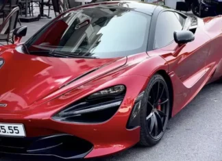 The Ultimate McLaren 720S: A Steal at 8 Billion, But It’s the License Plate, 30M-355.55, That Has Heads Turning.