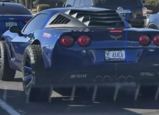 What if the Chevrolet Corvette C6 Sports Car was Fitted with Off-Road Wheels?