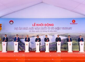 VinFast Launches Electric Car Factory Project in Ha Tinh