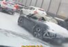 A Chilling Tale: Driver Hospitalized for Catching a Chill in a Convertible Car Amidst Snowy Weather