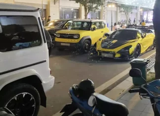 The Capital’s Elite: A Gathering of Stunning Supercars in Hanoi’s Night