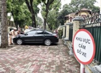 Stop, No Parking: Violators Face Hefty Fines of Up to 22 Million VND