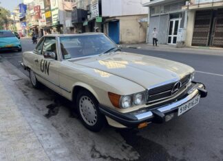 The Ultimate Classic: The One-of-a-Kind 1980 Mercedes-Benz 380 SL Gracing Vietnam’s Streets