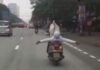 The Motorcycle Maestro: A Man and His Machine’s Balancing Act on the Streets