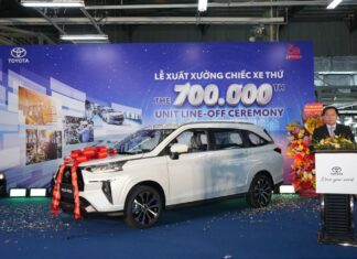 Toyota Vietnam Sets a New Record with 700,000 Vehicles Rolled Out