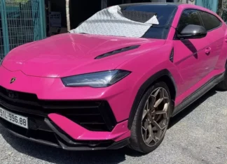 The Lamborghini Urus Performante in a Unique Colour and its Number Plate Worth Nearly 100 Million VND in Ho Chi Minh City