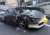 The Prancing Horse’s Fiery Demise: A Ferrari 458 Spider Reduced to Ashes Just an Hour After Its Owner Collected It.