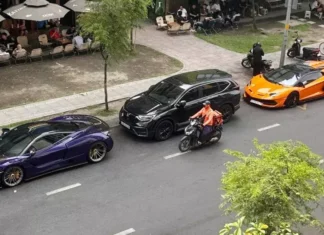 The Ultimate Supercar Gathering in Ho Chi Minh City: Lamborghini Aventador SVJ Roadster Steals the Show