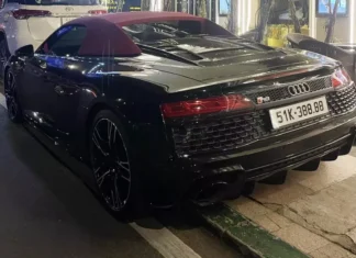 The Ultimate Open-Top Thrill: Audi R8 V10 Spyder with the Exclusive Quad-Eight License Plate