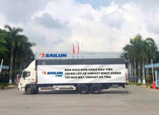 VinFast Minio Green Rolls on Tires Manufactured by Sailun in Vietnam