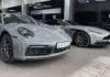 The Dynamic Duo of Sports Cars: A Color-Coordinated Pair with a Price Difference of Over $88,000.