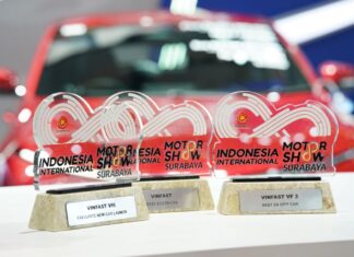 VinFast Breaks Records at IIMS Surabaya 2025 with Four Awards