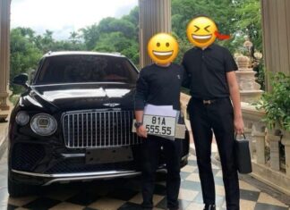 The Ultimate Luxury SUV: Unveiling the Bentley Bentayga EWB Azure with a Priceless Quintuple-Five License Plate