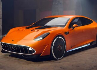 “The Unveiling of the Mercedes-AMG GT XX Concept: A Boldly Designed, All-Electric Super Sedan with an Astonishing 1,340 Horsepower.”