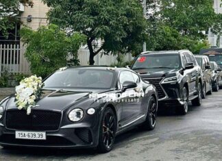 The Bentley Continental GT V8 Steals the Show at a Haiphong Wedding