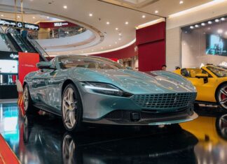 The Prancing Horse Unveils its Second Roma Spider in Vietnam, Sporting a Celestial Blue Hue