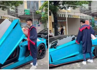 The High School Grad’s Swanky Style: A Lamborghini Graduation
