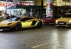The Ultimate Trio: A Vietnamese Entrepreneur’s 85 Billion VND Supercar Ensemble Graces the Nguyen Hue Walking Street at Dawn