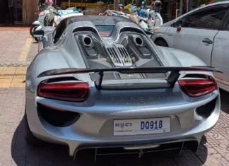 The Ultimate Porsche 918 Spyder: A Billionaire’s Ride Spotted in Cambodia