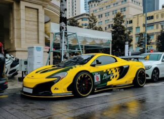 A Closer Look at the Second McLaren 650S Spider in Vietnam with the Liberty Walk Treatment