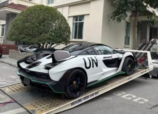 The Ultimate Caffeine-Fueled Ride: “Coffee King’s” McLaren Senna Spotted in Hanoi’s Streets