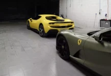 Ferrari 812 GTS in Rare Color Showcases Elegance Alongside Ferrari 296 GTB in Ho Chi Minh City