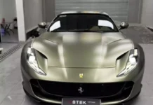 Ferrari 812 GTS Atelier Review: Stunning Exclusive Paint, Blue Carbon-Infused Interior