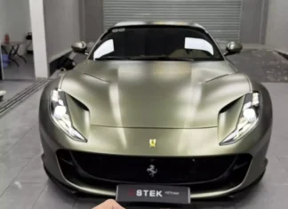 Ferrari 812 GTS Atelier Review: Stunning Exclusive Paint, Blue Carbon-Infused Interior