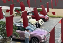 Flash of Luxury: Nearly $4 Million Supercar Fleet Makes Brief Appearance in Hai Duong Province