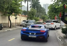 Ferrari 296 GTS Convertible in Rare Color Quietly Arrives in Vietnam: Owner Frequently Spotted Cruising the Streets