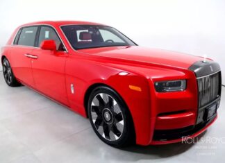 Stunning Rare Red Rolls-Royce Phantom Unveiled with Billion-Dollar Customization Package