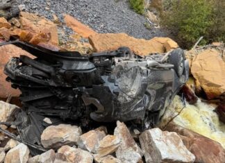Ford F-150 Driver Miraculously Survives 300-Foot Plunge Off Cliff